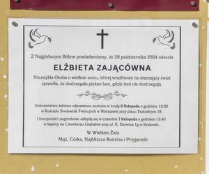 Elżbieta Zającówna - pogrzeb