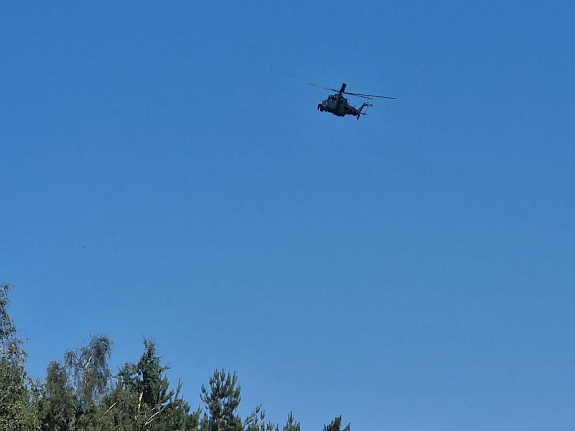 Dron w powiecie Łukowskim