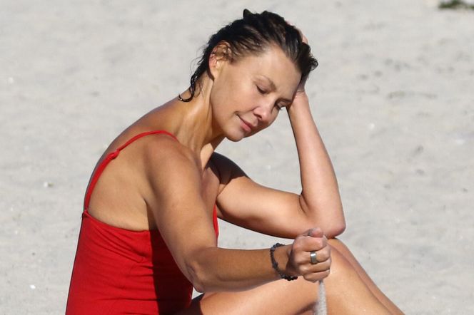 Anna Popek pracuje w zimnym morzu