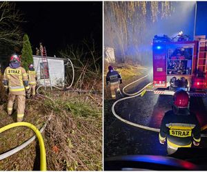 Tragiczny pożar w powiecie lubelskim. Podczas akcji gaśniczej strażacy odnaleźli ciała dwóch osób