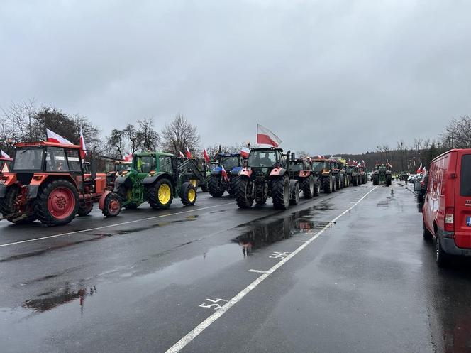 Protest rolników w Koszalinie