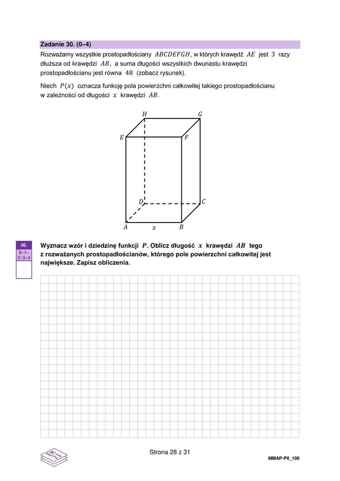 Matura próbna z matematyki. Mamy arkusz zadań CKE 