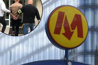 Awantura na stacji metra w Warszawie. 39-latek groził kobiecie i uderzył mężczyznę
