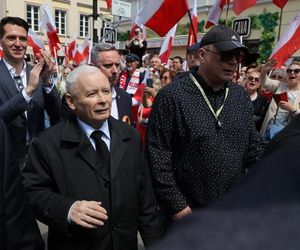  Jarosław Kaczyński na marszu Karola Nawrockiego