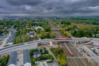 Ciężarówki testowały nowy wiadukt. Inwestycja jest już prawie gotowa 