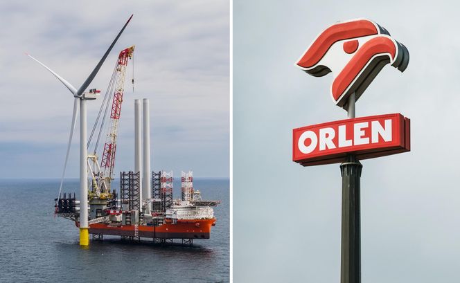 ORLEN instaluje największe w Europie morskie turbiny wiatrowe. Jest już pierwszy polski wiatrak na morzu