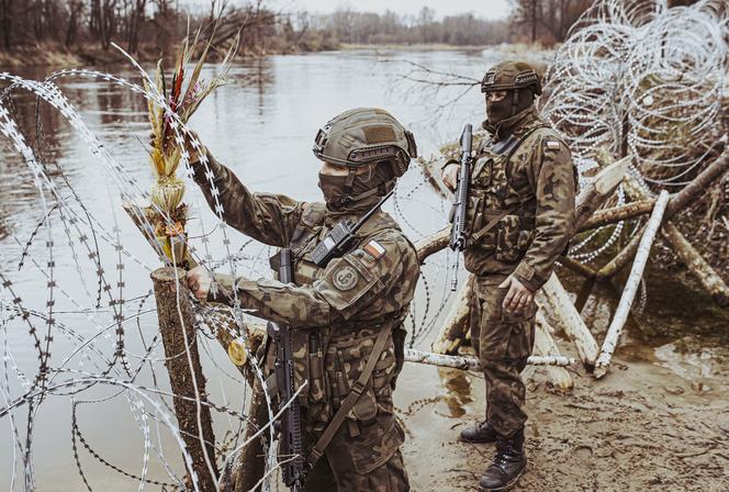 Żołnierze 2 Lubelskiej Brygady WOT Święta spędzają na granicy 
