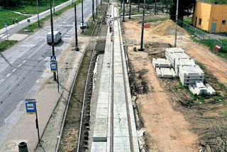 Dąbrowa Górnicza: weekend bez tramwajów w Gołonogu – kolejny etap prac zrealizowany