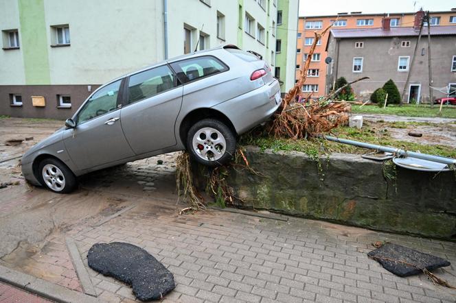 Lądek Zdrój po przejściu fali