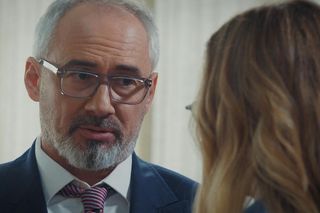 M jak miłość, odcinek 1848: Sylwia (Hanna Turnau) i Werner (Jacek Kopczyński)