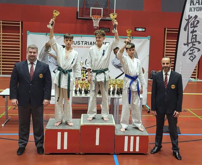 AUSTRIAN OPEN i 8 medali dla zawodników Kaliskiego Klubu Karate Kyokushinkai.