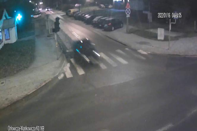 Wypadek przy ul. Wańkowicza w Olsztynie