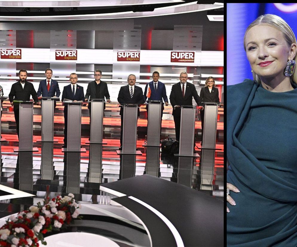 Barbara Kurdej-Szatan nagle przywołana w debacie prezydenckiej Super Expressu! Niezręczna sytuacja w studiu