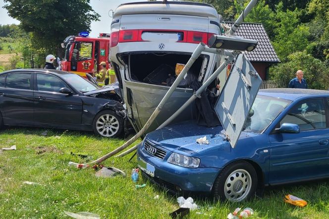 wypadek w dębskiej woli