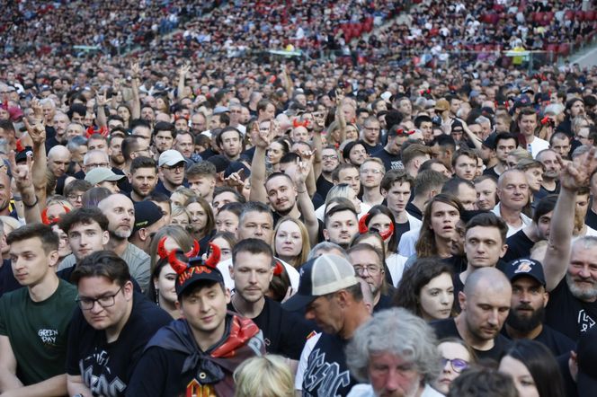 Koncert AC/DC w Warszawie (4.07.2025) - część druga. Organizatorem koncertu jest Live Nation