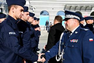 Ślubowanie nowych funkcjonariuszy podlaskiej policji