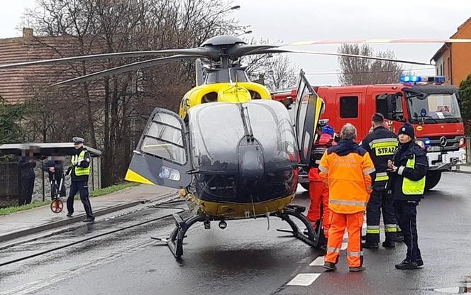 Wypadek na DK 8 w Cieszycach