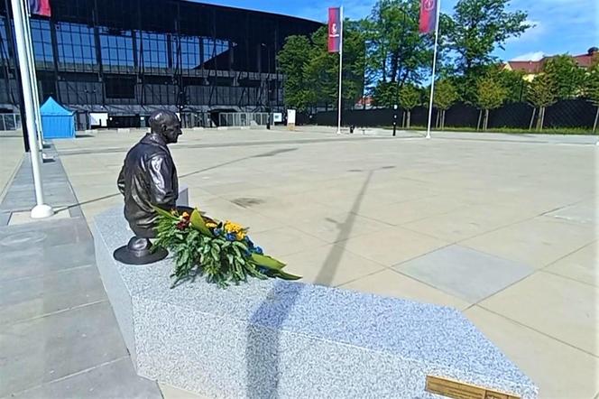 Tak wygląda pomnik Floriana Krygiera, legendarnego trenera szczecińskiej Pogoni