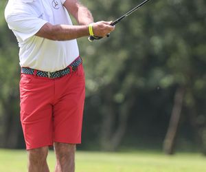 Michał Probierz na polu golfowym