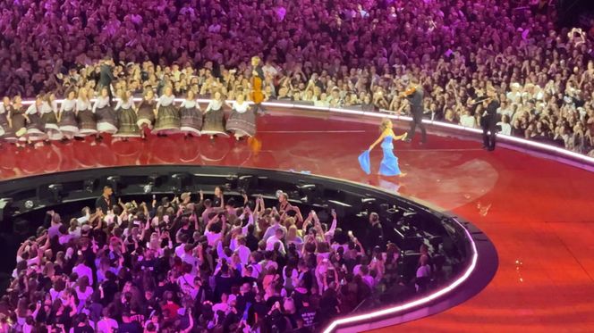 Sanah z mężem na Stadionie Narodowym