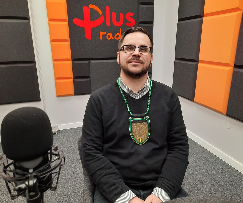 Jakub Jurkowski, terapeuta w Fundacji Przystań oraz Wielki Rycerz zakonu Rycerzy Jana Pawła II w Siemianicach