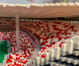 Stadion PGE Narodowy z klocków LEGO