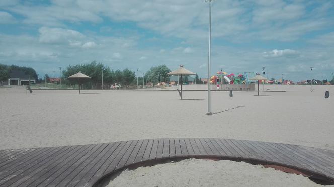 Plaża w Karninie. 