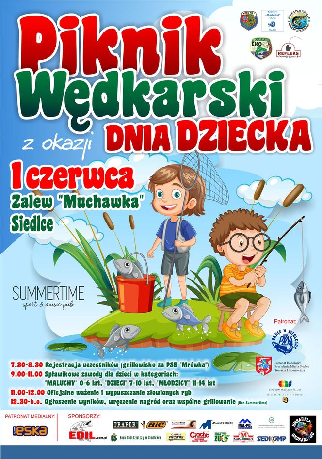 Piknik Wędkarski z okazji Dnia Dziecka już 1 czerwca w Siedlcach