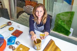 Szkło tworzone metodą fusingu