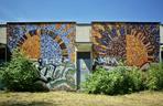 Mozaiki ze Szpitala Banacha w Warszawie zasłaniały bazgroły i krzaki