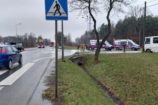 Pogórska Wola. Zderzenie busa z samochodem osobowym