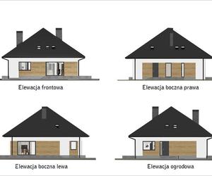 Projekt domu Bez tajemnic z katalogu Muratora - wizualizacje, plany, rysunki