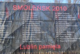 11 rocznica katastrofy smoleńskiej. Z powodu obostrzeń sanitarnych uroczystości w Lublinie były bardzo skromne 