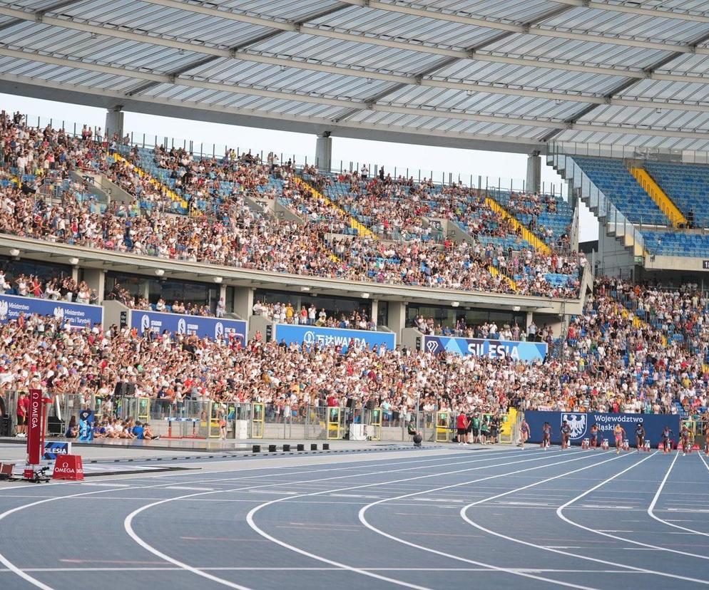 Sportowcy podczas Memoriału Kamili Skolimowskiej na Stadionie Śląskim