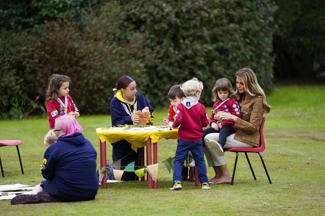 Pierwsza Dama USA w Windsorze spotkała się z królową Kamilą i księżną Kate