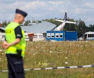 Wypadek samolotu w miejscowości Chrcynno