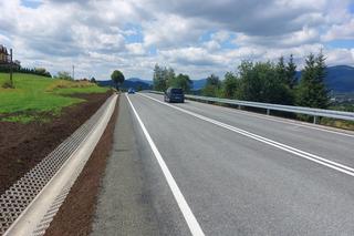 Tak wygląda nowa część DK 28 w Kasinie Wielkiej, po naprawie