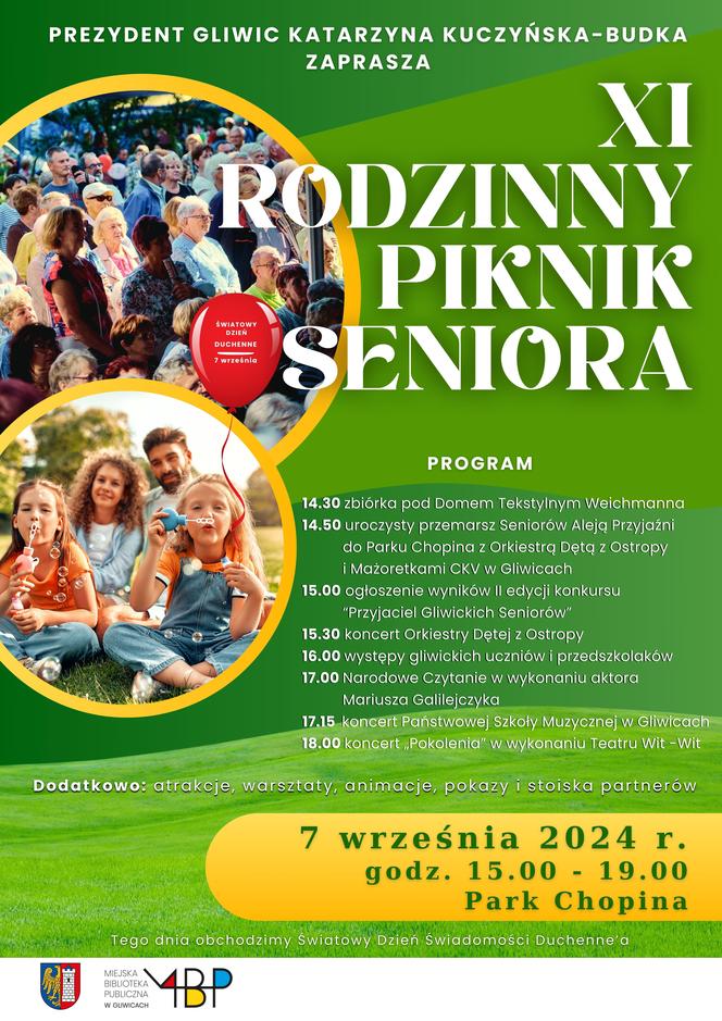 Pikniku Seniora w Gliwicach - sobota 7 września