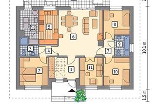 Projekt domu Samotna gwiazda od Muratora - wizualizacje, plan, rysunki, propozycje aranżacji