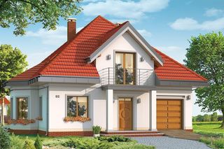 Domy z garażem w bryle