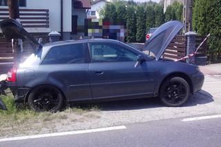 Zderzenie dwóch samochodów w Wojniczu