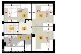 Projekt Dom na start od Muratora - wizualizacje, plan, aranżacje