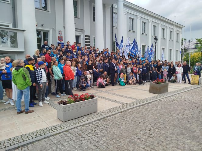 Społeczność sportowców i kibiców rugby z Siedlec uczciła największy z dotychczasowych sukcesów w historii klubu