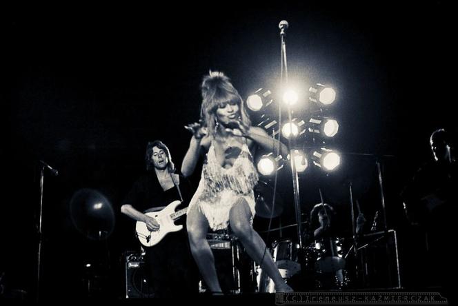 Tina Turner na koncercie w Spodku. Katowice 1981