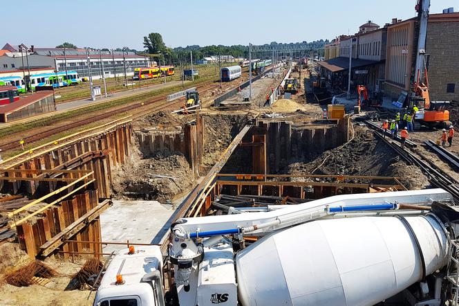 Trwają prace na stacji PKP Rzeszów Główny