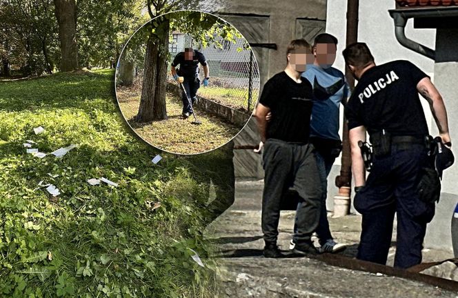 Dramat w parku w Pasłęku. Dwóch nastolatków ugodzonych nożem