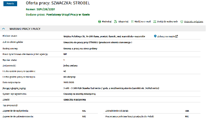 Praca w woj. warmińsko-mazurskim. Oferty z zarobkami powyżej 3 tys. złotych