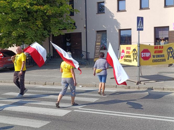 Protest Bałtyckie SOS w Gminie Choczewo 30 sierpnia 2024