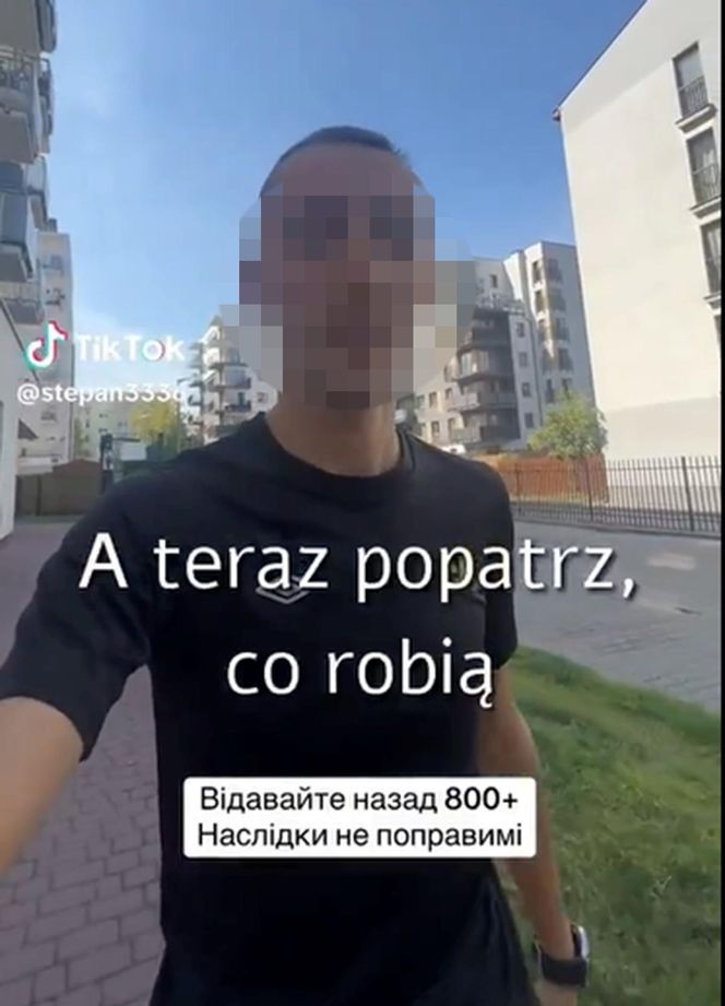 Policja zatrzymała Ukraińca, który odgrażał się za odebranie 800 plus