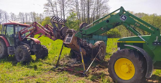 Ireneusz zginął na polu. Zabił go własny traktor